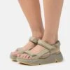 ECCO Chunky- Sandalen Met Plateauzool - Green