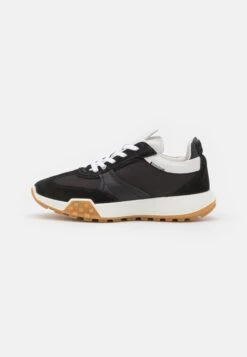 ECCO Retro - Sneakers Laag - Black/White