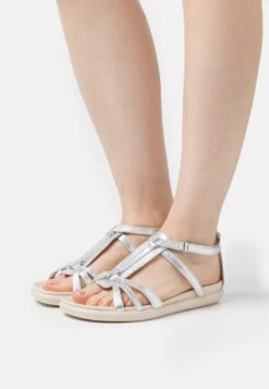 ECCO Simpil Flat - Sandalen - Metallics