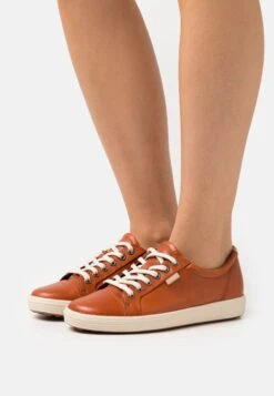 ECCO Sneakers Laag - Cognac