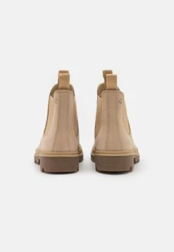 ECCO Grainer - Enkellaarsjes Met Plateauzool - Beige -Ecco Winkel d21d305f0c794645acd66539e42efbd2