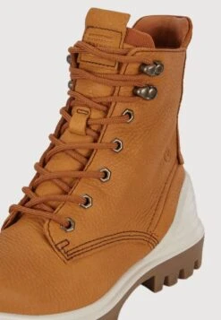 ECCO Tredtray - Enkellaarsjes Met Plateauzool - Amber -Ecco Winkel d4780799607649e0910afaf4fbb4669e